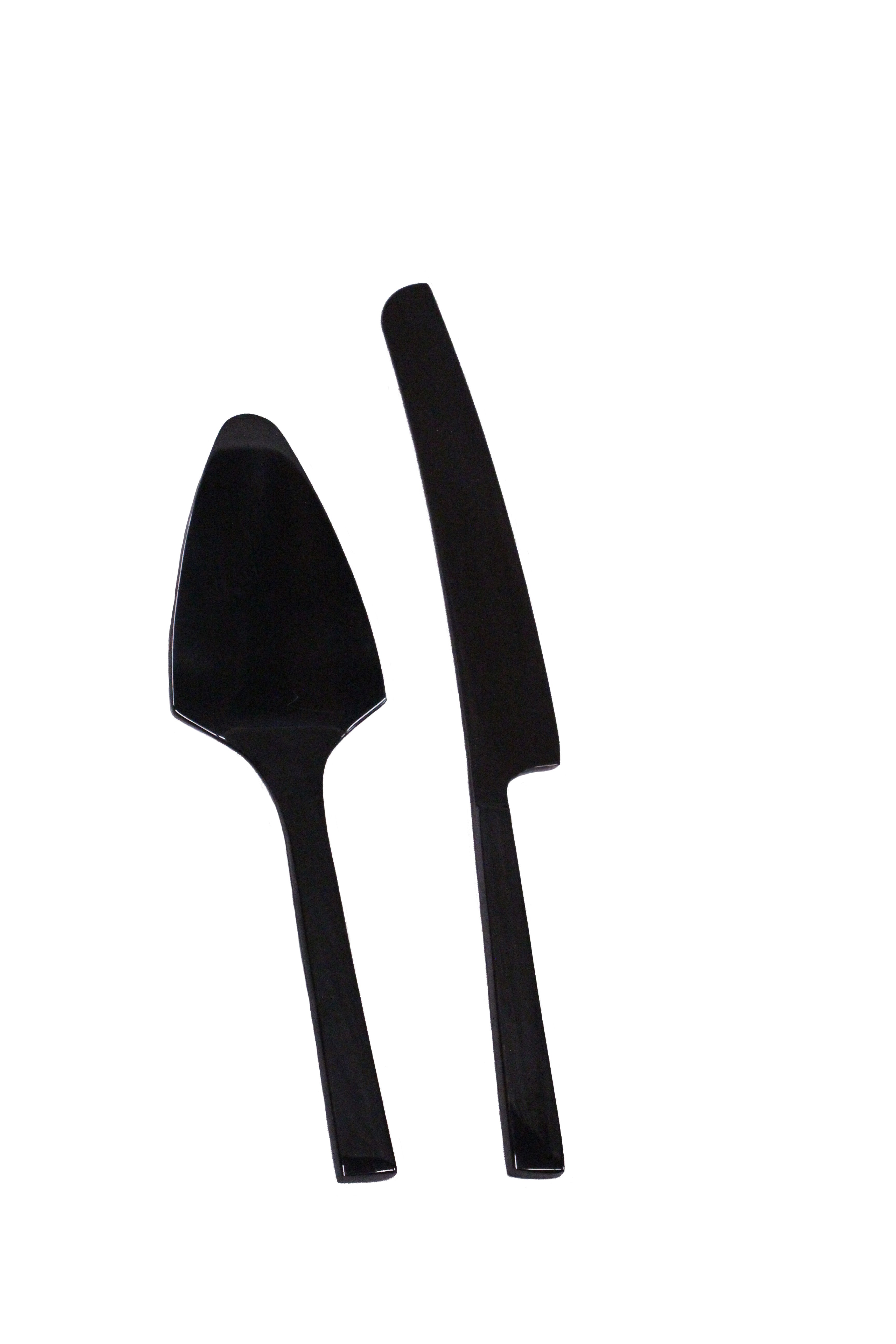 Black Cake Knife & Server