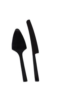Black Cake Knife & Server