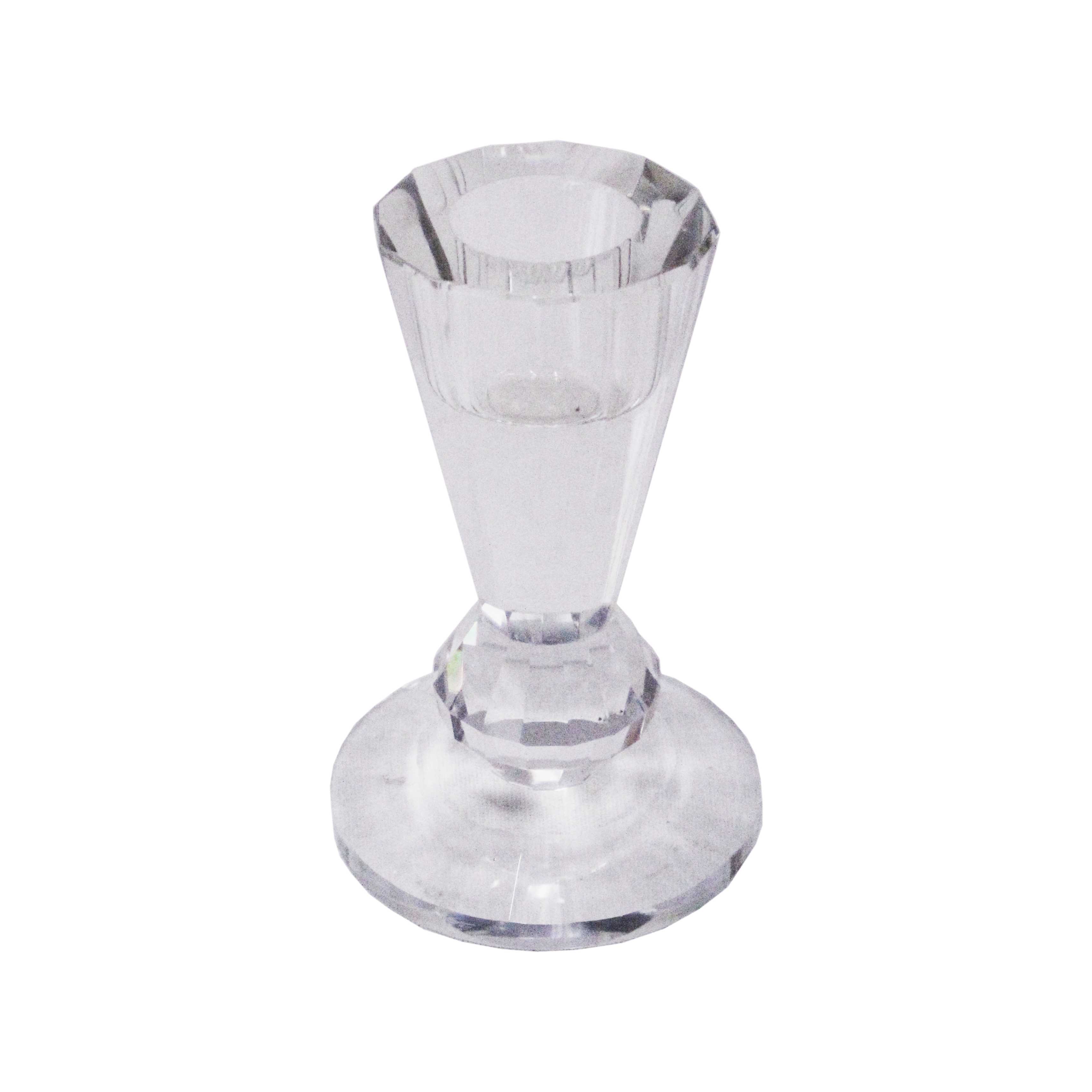 Small Glass Candlestick Holders (Various Sizes)