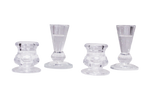 Load image into Gallery viewer, Small Glass Candlestick Holders (Various Sizes)
