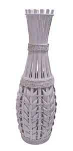 Wicker Floor Vase