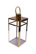 Load image into Gallery viewer, Round Top Gold Lanterns (Various Sizes)
