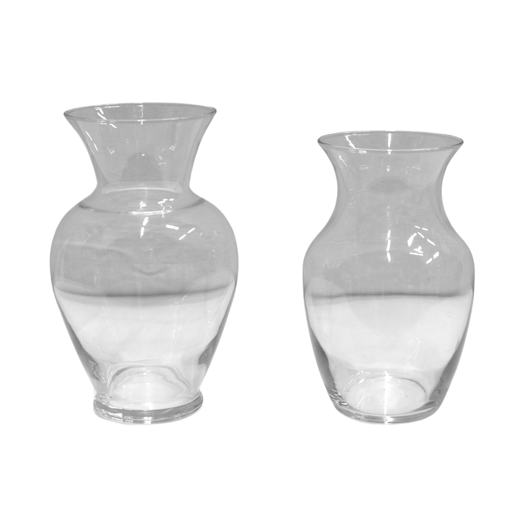 Clear Bouquet Glass Vase (Various Sizes)