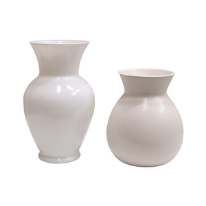 White Bouquet Vase (Various Sizes/Styles)