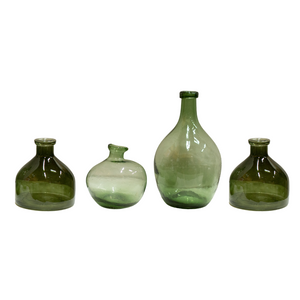 Green Glass Vase (Various Sizes)