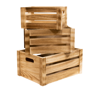 Wood Crates - Light Brown