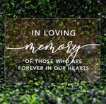 Load image into Gallery viewer, Acrylic Memorial Sign
