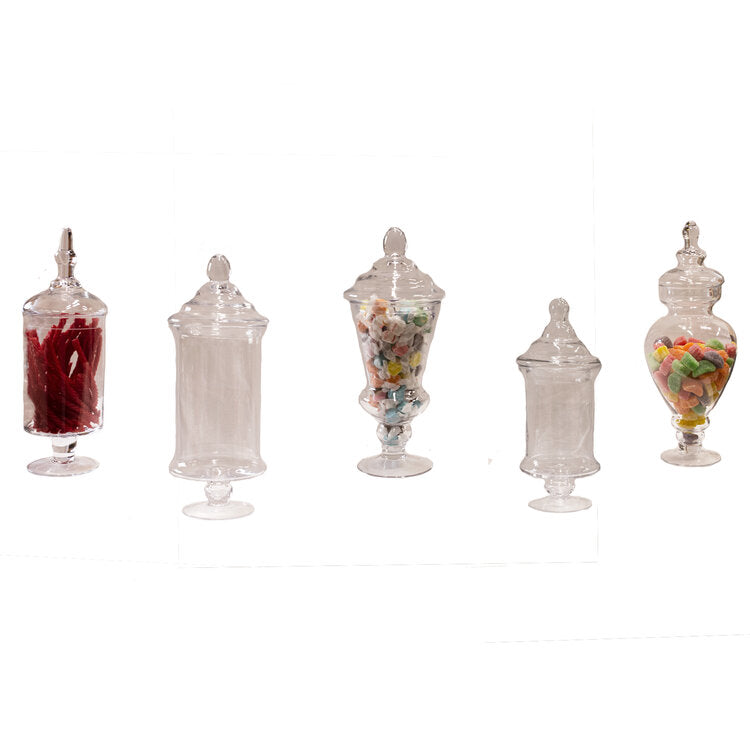 Glass Candy Jars (Various Sizes)
