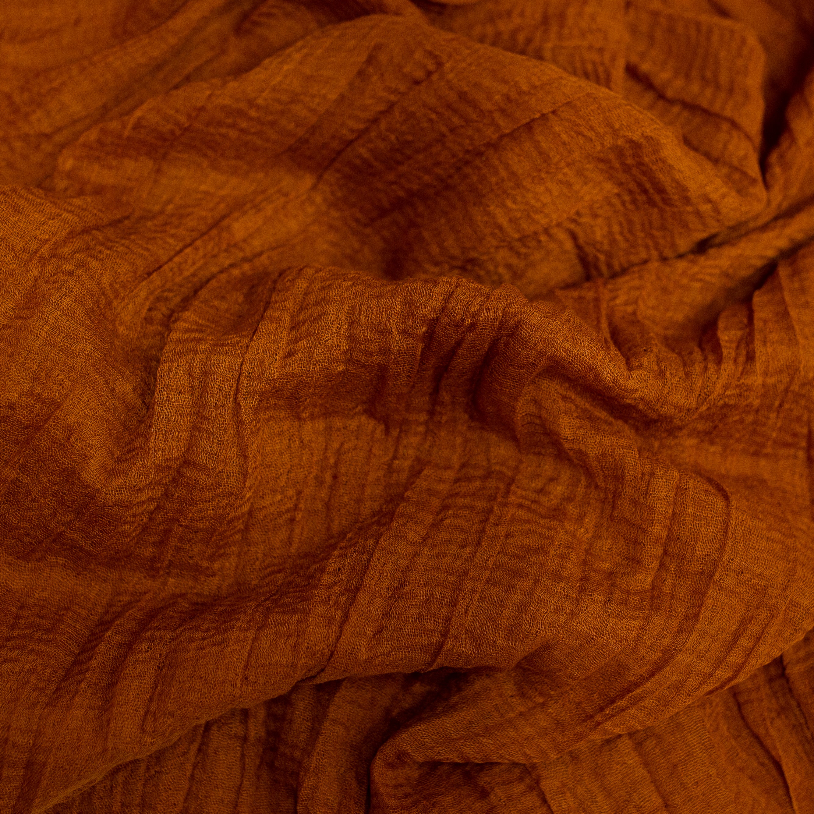 Cheesecloth Table Runners-Dark Orange/Rust