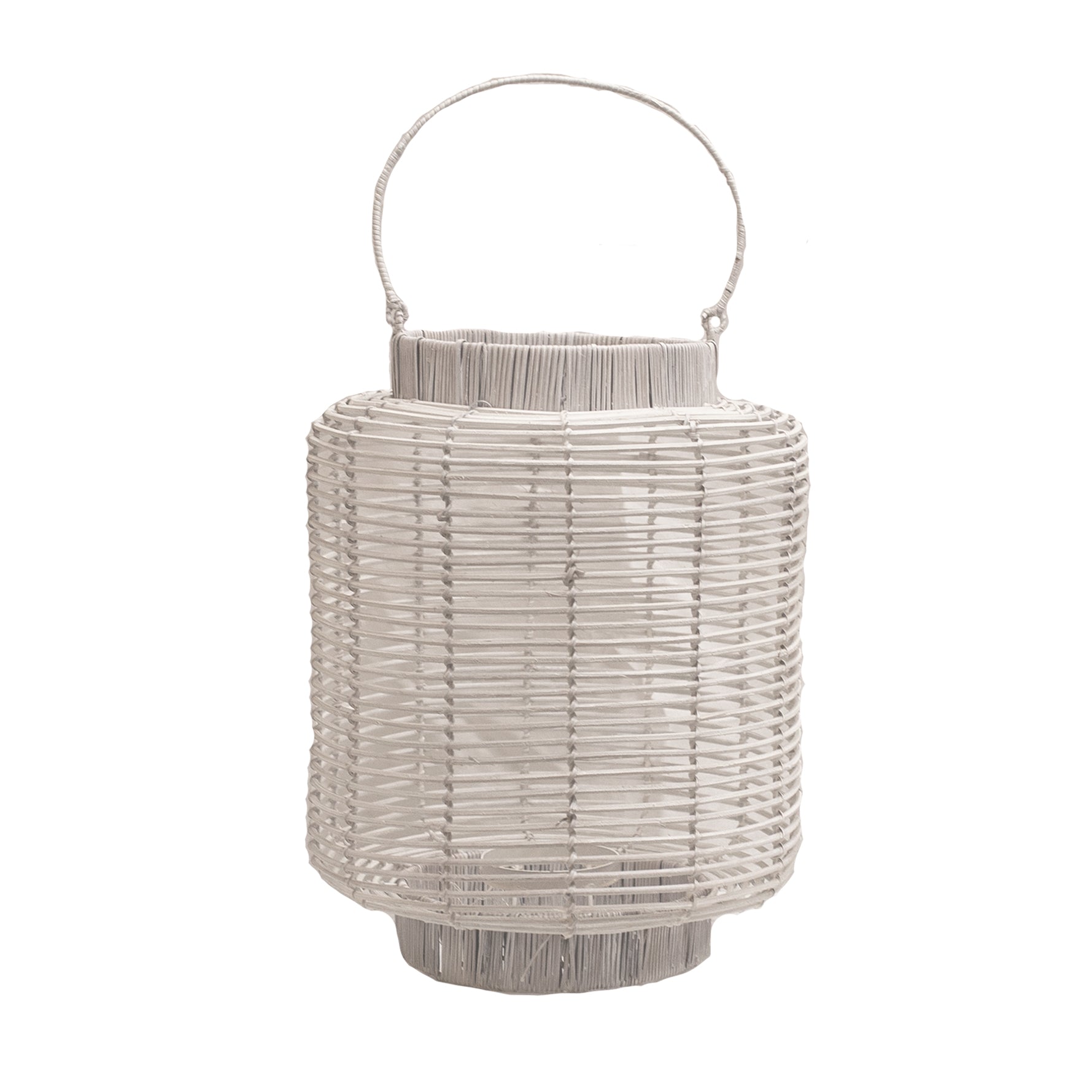 White Wicker Lanterns (Various Sizes)