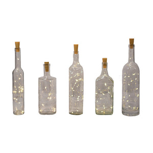Misc. Clear Bottles (with or without Fairy Lights)