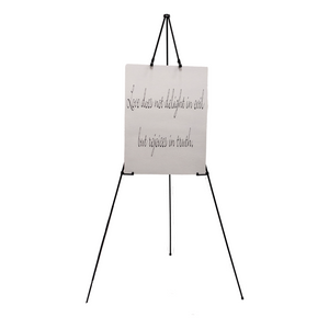 Metal Floor Easel - Black