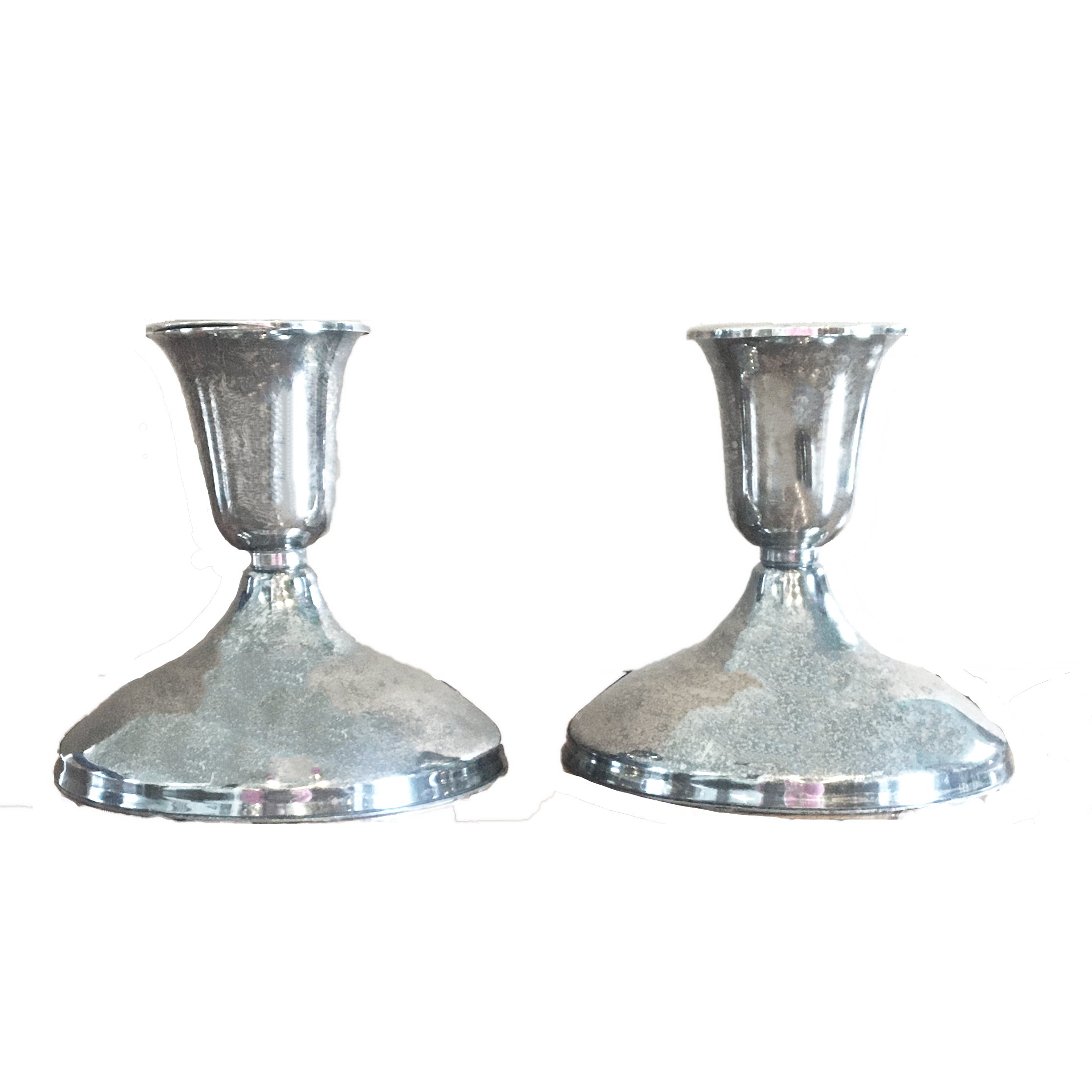 Misc. Silver Candlestick Holders (Various Sizes)