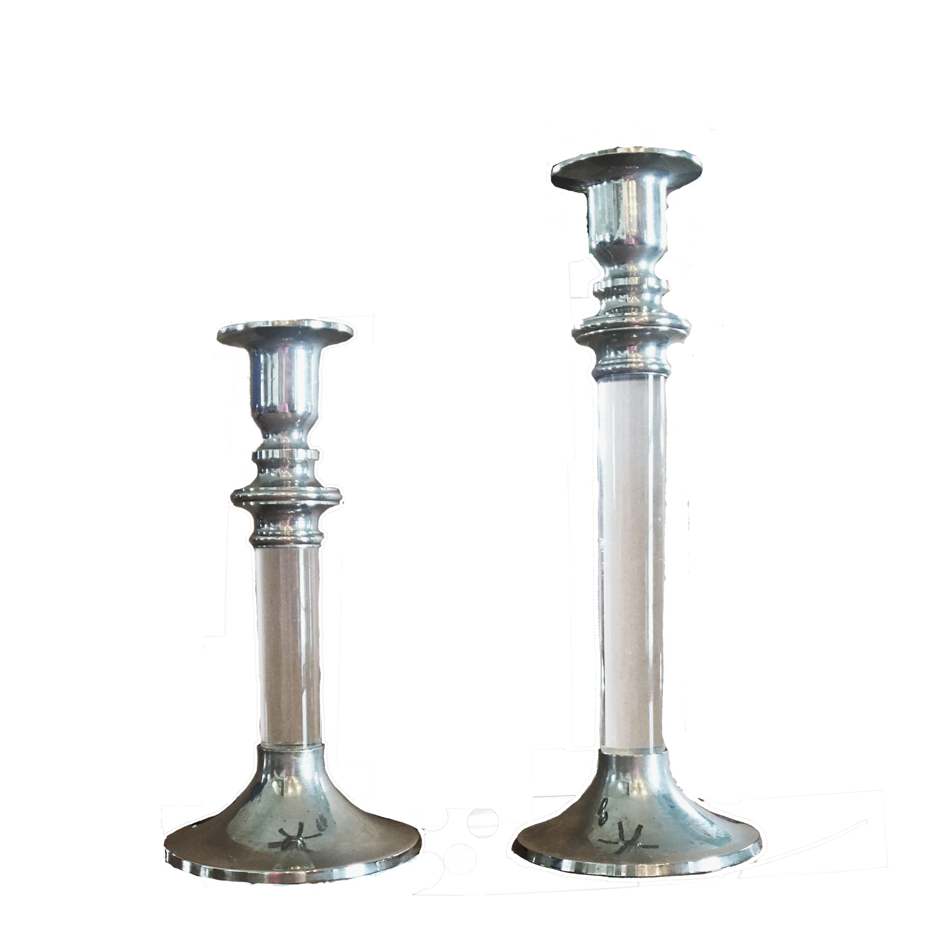 Misc. Silver Candlestick Holders (Various Sizes)