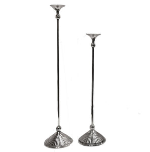 Tall Silver Candlestick Holders
